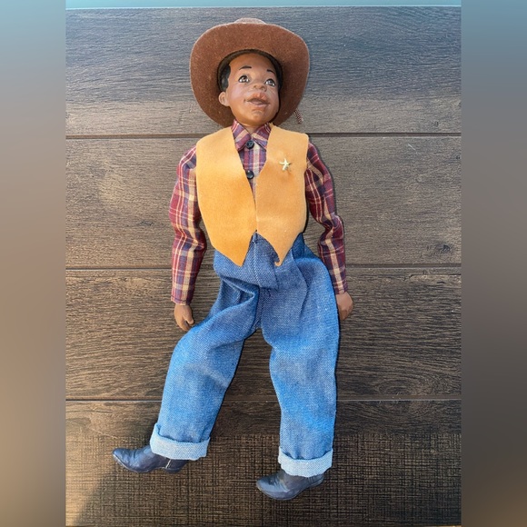 1995 PISTOL #DLS95B RETIRED DADDY'S LONG LEGS African American Doll Box + COA - Picture 3 of 12